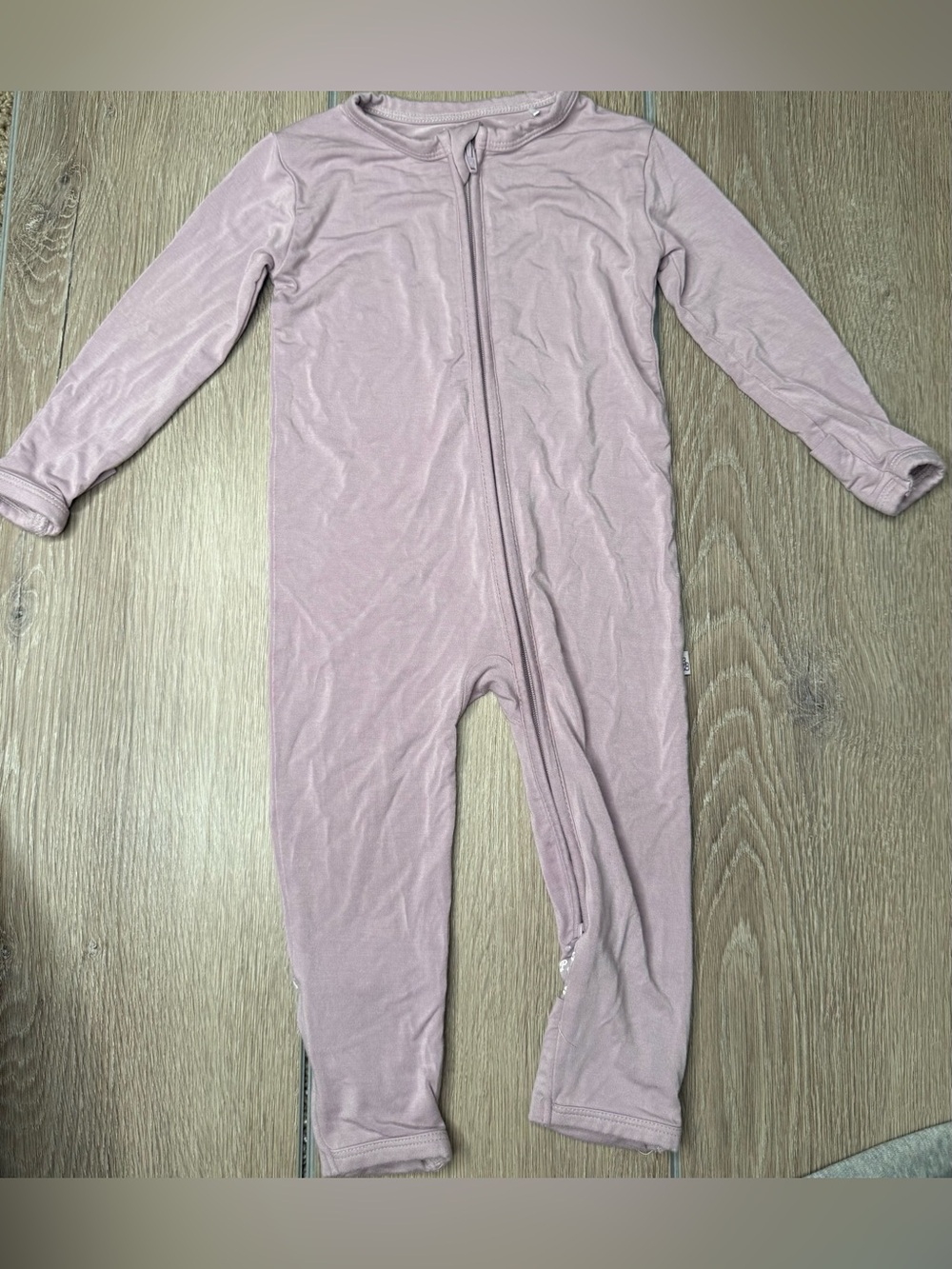 Bubble Baby Bamboo Convertible Sleeper Dusty Pink 6-12M